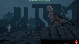 place the sphinx medallion in the statue  ASSASSINS CREED ODYSSEY MISSION DESTRUCTGAMING [upl. by Leelahk]