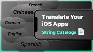 How to translate and localize an iOS app with string catalogs in Xcode 15 [upl. by Grindlay693]