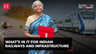 BudgET 2024 FM Sitharaman launches three major railway corridors under PM Gati Shakti scheme [upl. by Milburr]