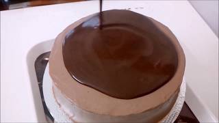 Dark And Milk Chocolate Ganache  Mixed Ganache  Chocolate Ganache [upl. by Scherle186]