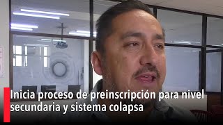 Inicia proceso de preinscripción para nivel secundaria y sistema colapsa [upl. by Chimene]