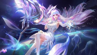 Celestial Concert Princess Frost  Skin Showcase  Honor of Kings [upl. by Einaffets]