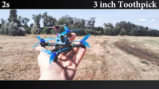 3 inch Toothpick  2s  fpv flying [upl. by Ettenot]