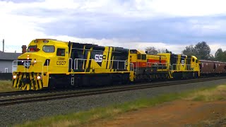 Freight Trains in Southern NSW Australia  Pt1 [upl. by Annasus]