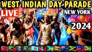 West Indian Carnival Parade 2024 NYC LIVE  Labor Day West Indian American Day Carnival Parade [upl. by Banquer147]