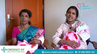 Miracle Twins Nimishas IVF Journey at Credence IVF Hospital [upl. by Petrina]