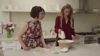 How to make a CHOCOLATE FUDGE LAYER CAKE with Stacey Solomon amp Emily Leary  Recipe [upl. by Wallie]