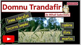 O operă 5 teme 6 valori morale culturale  quotDomnu Trandafirquot de Mihail Sadoveanu text integral [upl. by Cass]