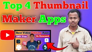 4 Free amp Easy Youtube Thumbnail Maker Apps in Nepali Best Apps For Making Thumbnail for Your Conte [upl. by Krutz]