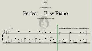 Perfect  Easy Piano [upl. by Medrek]