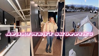 FIRST APARTMENT  APARTMENT SHOPPING AT IKEA  ROOM DECOR  IKEA HAUL  SHOPPING [upl. by Rosenblast627]