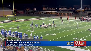 THE END ZONE HIGHLIGHTS Johnson County welcomes Clinch County [upl. by Roybn780]