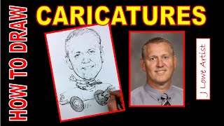 HOW TO DRAW A CARICATURE STEP BY STEP For Beginners [upl. by Rissa]