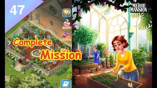 Merge Mansion  Conservatory  Level 46 Part 261 🌺🪴🌻 [upl. by Brufsky]