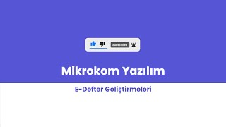 GMSNet EDefter Geliştirmeleri [upl. by Eibot]