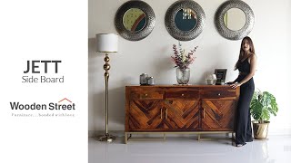 Jett Sideboard  Latest Sideboard Design 2023  Wooden Street [upl. by Natalie]