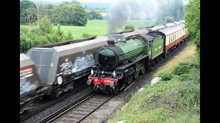 STEAM DREAMS 04072023 GARDEN OF ENGLAND with Mayflower 61306 Seen at Sth Darenth and Dunton Green [upl. by Enymzaj]