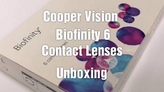 CooperVision Biofinity 6 Contact Lenses Unboxing  Vision Care  Best Contact Lenses [upl. by Baily]