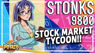 NEW Stock Market Tycoon  STONKS9800  Economy Sim Management Game [upl. by Yleve]