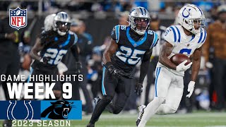 Indianapolis Colts vs Carolina Panthers  2023 Week 9 Game Highlights [upl. by Netsrijk]