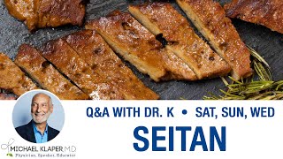 Seitan  Vegan Meat Substitute Made From Wheat Gluten [upl. by Ahsak]