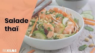 Une recette de salade Thaï aux crevettes [upl. by Llemrej685]