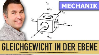 Wie sind die Gleichgewichtsbedingungen in der Ebene zu erklären  Mechanik für Anfänger [upl. by Akemeuwkuhc]