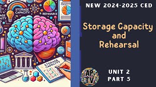 🎯Storage Capacity and Rehearsal AP Psychology Unit 2 Part 5🎯 [upl. by Enra933]