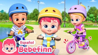 Aprendamos a Montar en Bicicleta🚲  EP99  Canciones Infantiles  Bebefinn en español [upl. by Dlareme507]