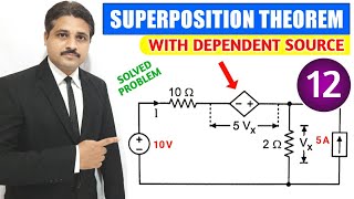 SUPERPOSITION THEOREM SOLVED PROBLEMS IN HINDI LECTURE12 TIKLESACADEMYOFMATHS [upl. by Jeanie96]