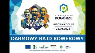 Rajd rowerowy pn „Tour de Pogórze” na trasie Łososina Dolna – Żbikowice – Łososina Dolna [upl. by Omiseno]