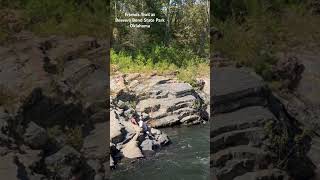 Friends Trail waterfall at Beavers Bend State Park in Oklahoma [upl. by Phillips308]