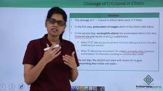 Class 12th – Cleavage of CO Bond Problem Example  Alcohols Phenols and Ethers  Tutorials Point [upl. by Whitehurst]