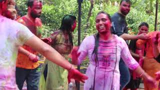 Holi celebration in UNIHOME Raipur 2024 [upl. by Hsur80]