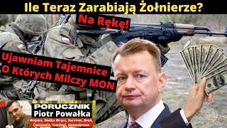 Zarobki Żołnierzy Zawodowych Jak Jest Naprawdę Ile Faktycznie MON Dał Podwyżki [upl. by Edobalo]