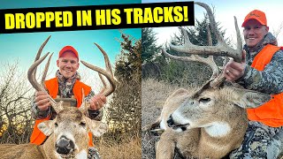 2 Deer in 1 Day Kansas Muzzleloader Buck Hunting [upl. by Edaw]