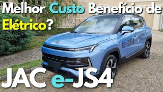 CARRO ELÉTRICO COM MELHOR CUSTO BENEFÍCIO DO BRASIL Tudo sobre o JAC Motors eJS4 [upl. by Yerhpmuh756]