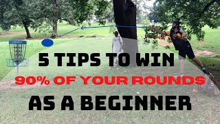 5 Tips to Win 90 of Your Cards as a Beginner in Disc Golf  Disc Golf Improvement Videos [upl. by Airolg338]