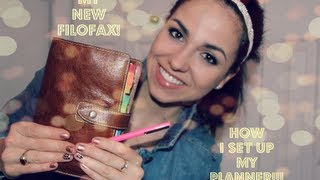 My New Filofax 2013 planner system and tools too Keep you organized [upl. by Adnahsam277]