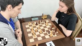 CM A Krylov 2225 vs WFM Fatality 1923 Chess Fight Night CFN Blitz [upl. by Troxell494]