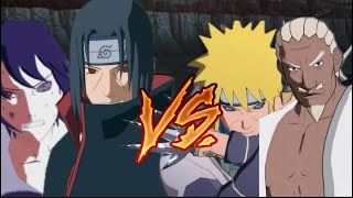 Sasuke and Itachi VS Minato and 4th Raikage NARUTO ULTIMATE NINJA STORM 4 gameplay [upl. by Hallie]