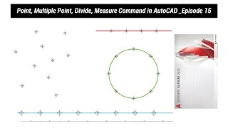 Point Multiple Point Divide Measure Command in AutoCAD Episode 15 [upl. by Kumagai37]