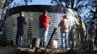 Tanque Australiano para almacenamiento de agua Intecmecol  50 mil litros Dos anillos [upl. by Malachi]