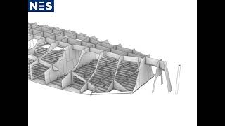 Montage structure zone avant  projet CAIB22 en cours au 02122024 [upl. by Suolhcin]