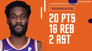 Deandre Ayton vs Washington Wizards  522022 [upl. by Netta]