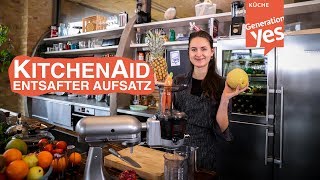 Warum uns der KitchenAid Entsafter Aufsatz 5KSM1JA so begeistert [upl. by Tenenbaum383]