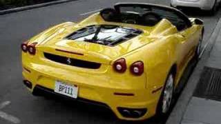 Yellow Ferrari F430 Spider [upl. by Rhody683]