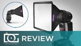 REVIEW  Flash Diffuser Light Softbox for Speedlite Flashes  By Altura Photo® [upl. by Fisk4]