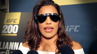 UFC 200 Julianna Pena  quotHow Many Times do I Have to Call Out the Champquot [upl. by Neerehs550]