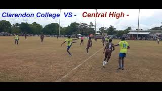 CLARENDON COLLEGE 0 VS CENTRAL HIGH 1  2ND HALF  DACOSTA CUP 2024 [upl. by Jo Ann]